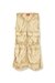 Beige Cargo dress in treated viscose-nylon