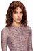 Pink Lycra dress with bouclé print