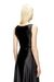 Black Nylon jersey top with ruching