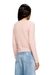 Pink Cut-out jumper in argyle wool