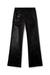 Black Satin track pants