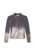 Dark Grey Shirt in acetate with buttons and metallic foil