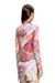 Pink Stretch-viscose shirt with Heraldic print