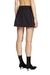 Black Crinkled mini skirt with utility pockets