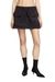 Black Crinkled mini skirt with utility pockets