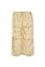 Beige Cargo midi skirt in treated viscose-nylon