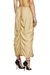 Beige Cargo midi skirt in treated viscose-nylon