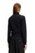 Black Zip-up sweatshirt with cut-out logo