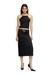 Black Cami top in Cool Wool and stretch knit