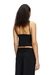 Black Cami top in Cool Wool and stretch knit