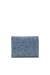 Blue Tri-fold wallet in denim