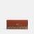 Coated Canvas Signature Mila Long Flap Wallet
