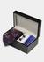 Ember Fold Tie Hanky Cufflink Set