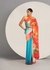 Peach Blossom Flow Saree