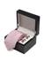 Pink Melody Tie Cufflink Set