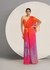Passionfruit Bloom Stitched Saree