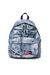 Blue Backpack in trompe l'oeil denim
