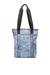 Blue Tote bag in trompe l'oeil denim