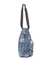 Blue Tote bag in trompe l'oeil denim