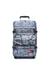Blue Cabin bag in trompe l'oeil denim