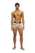 Green Boxer briefs with faded logo print