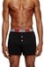 Black Boxers with all-over logo waist