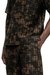 Green Short pajamas in cloudy-print check cotton