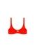 Red Sports bra with cut-out logo