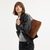 Natural Grain Leather Chelsea Shoulder Bag 30 With Chain