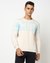 Cotton Solid Regular Fit Round Neck Off-White Sweater