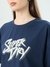 SUPERDRY FOIL PRINT CROPPED TEE