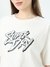 SUPERDRY FOIL PRINT CROPPED TEE