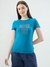 SEQUINED SUPERDRY FITTED CROP TEE