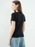 SEQUINED SUPERDRY FITTED CROP TEE