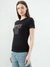 SEQUINED SUPERDRY FITTED CROP TEE