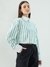 HERITAGE STRIPED VARSITY SHIRT