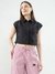 CROPPED PARACHUTE SHIRT