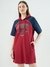 SD TSHIRT DRESS WITH HOOD