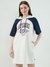 SD TSHIRT DRESS WITH HOOD