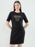 SD LOGO EMBELLISHED MINI DRESS