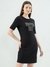 SD LOGO EMBELLISHED MINI DRESS