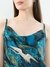 SWAN PRINT COWL NECK CAMISOLE
