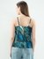 SWAN PRINT COWL NECK CAMISOLE