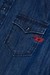 Dark Blue Denim shirt with applied pocket