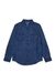Dark Blue Denim shirt with applied pocket