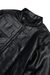 Black Jacket in faux leather with logo