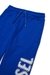 Blue Cotton sweatpants with drawstring