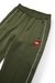 Green Cotton pants with side stripes