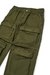 Green Cotton cargo pants with multiple pockets