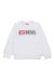 White Cotton sweatshirt with logo